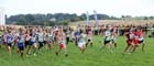 The start of the under-13s at the Sunderland Open Cross Country.